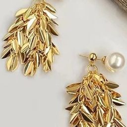 AKISON JEWELS Contemporary Pearls Drop Earrings-image-93