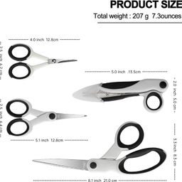 Butterfly Plastic Multi purpose Scissors for Office Set of 4 | Lightweight Scissors for Art and Crafts, Cloth Cutting, School Projects- Ideal for Paper, Sheet, Leaf, Salon, Kitchen, DIY image 2