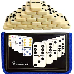 PLUSPOINT Domino Blocks Set Multicolor - 28 Pieces-picture-0