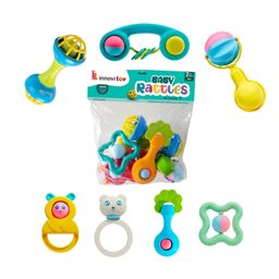 Bitfeex Infant Toddler Rattle Toys For New Born Babies 7 Pieces - Multicolor-21