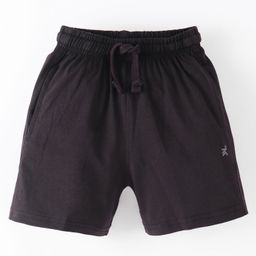 Doreme Single Jersey Knit Shorts With Logo Print - Acadia Grey-image-69