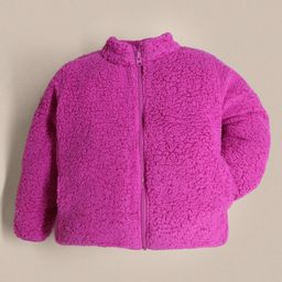 Cherry Crumble By Nitt Hyman Full Sleeves Fur Detailed Jacket - Magenta-picture-41
