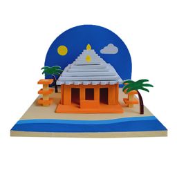 Maalona | Create Your Own Ganpatipule Temple | DIY Model Kit | Authentic Indian Heritage Model Building kit for Boys and Girls Above 4 Years | Multicolor | 35 Pieces-4