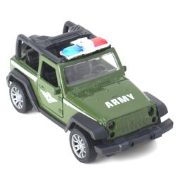 KIDS FUN Toys 1:32 Die CastArmy Car Toy - Green-22
