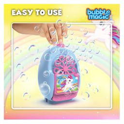 Bubble Magic Unicorn Print Bubble Machine - Purple-13