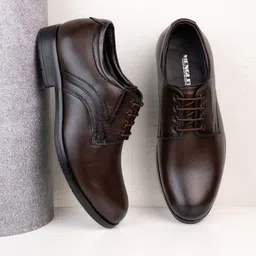 MENGLER Men Leather Formal Derbys-image-64