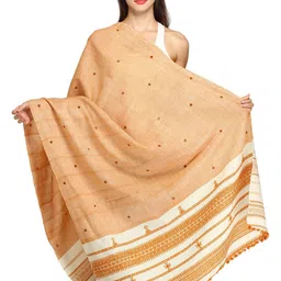 Exotic India Women Geometric Embroidered Shawl-image-46