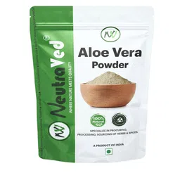 NeutraVed Natural Aloe Vera Powder For Hair & Skin - 200 g-17