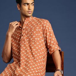 Taavi Printed Regular Pure Cotton Bindu Kurta with Patiala-picture-30