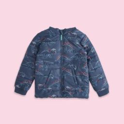 Pantaloons Junior Navy Printed Full Sleeves Jacket-image-25