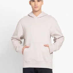 Adidas Originals Wonder Beige Loose Fit Hooded Sweatshirt-image-88