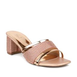 Inc.5 Women's Rose Gold Ethnic Sandals-image-70