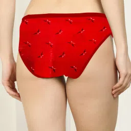 AROUSY Red Printed Hipster Panty image 2