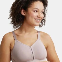 Jockey ES27 Women's Wirefree Non Padded Super Combed Cotton Full Coverage Minimizer Bra-image-46