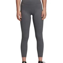 Adidas Grey Textured Bt 2.0 7/8 Tights-image-7