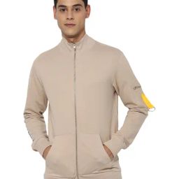 Forever 21 Beige Cotton Regular Fit Jacket-picture-6