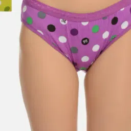 Mod & Shy Multi Polka Dot Print Panties-picture-42