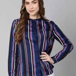 Oxolloxo Multicolor Striped Shirt-16