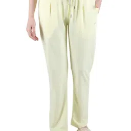 Monte Carlo Light Yellow Mid Rise Pants-image-19