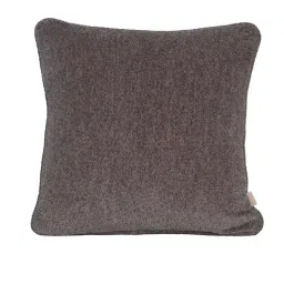 Maspar Colorart Charlotte Solid Brown 110 TC Cotton Blend Cushion Cover-35