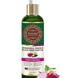 Morpheme Remedies Bhringraj, Onion & Black Seed Hair Oil - 200 ml-image-29