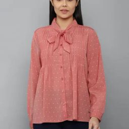 Allen Solly Pink Printed Shirt-image-48