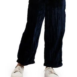 Under Fourteen Only Kids Navy Self Trousers-image-133