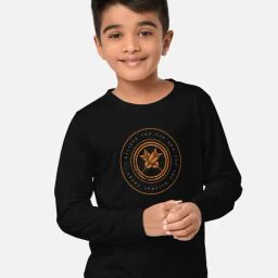 HELLCAT Black Printed Full Sleeves T-Shirt-image-37