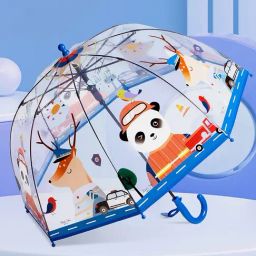 Little Surprise Box Blue Polyester Printed 2 Fold Umbrella-image-21