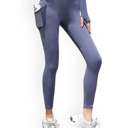 Alexvyan Slim-Fit Breathable Anti-Skid Stretchable Gym Wear Tights With Pocket-picture-14