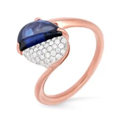 Malabar Gold and Diamonds 18k Rose Gold Diamond Cocktail Ring for Women-picture-49