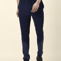 Ajile by Pantaloons Navy Cotton Slim Fit Joggers-image-33