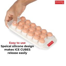 HAZEL Carrot Silicone Reusable Ice Cube Tray For Freezer image 4