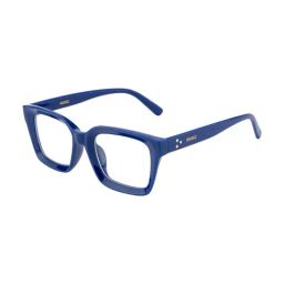 MAGNEQ Blue Rectangular Shaped Blue Cut Unisex Eye Frames-picture-18