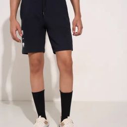 Ajile By Pantaloons Navy Loose Fit Sports Shorts-image-91