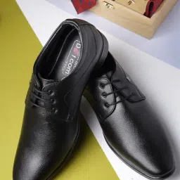 Action Men's Black Derby Shoes-image-87