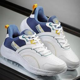 Asian Men's White Running Shoes-picture-18