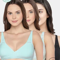 Inner Sense Multicolor Full Coverage Maternity Bra - Pack of 3 image 1