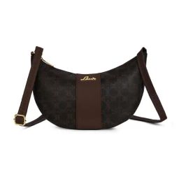 Lavie Brown Mono Bonnie Logo Small Leather Hobo Bag-41