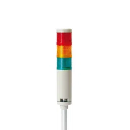 Qlight Modular LED Tower Lights DC-24 V Buzzer Red, Amber & Green, QTG50L-BZ-3-24-RAG-23