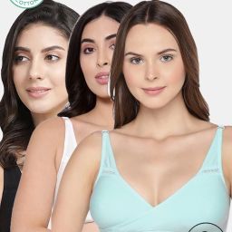 Inner Sense Multicolor Full Coverage Maternity Bra - Pack of 3 image 1