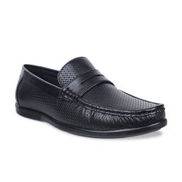 Carlton London Men Black Loafers-image-9