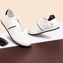 Louis Stitch Men's Brown & White Casual Sneakers-image-18