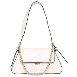 Aldo TIVOLI100 White Solid Medium Shoulder Handbag-image-15