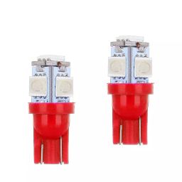 AllExtreme EXT10 LED Parking Light Super Bright 5 SMD Car Interior License Plate Wedge Dome Trunk Dashboard Bulb for Car Bike and Motorcycle (0.6W, Red, 2 PCS)-image-93