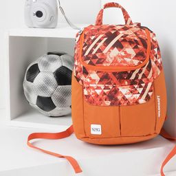 Wildcraft Women Orange Graphic Backpack-14