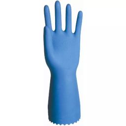 Polyco Healthline Optima Blue Latex Chemical Resistant Work Gloves Size 7 Latex Coating, 425 (Pack of 3 Pairs)-image-54