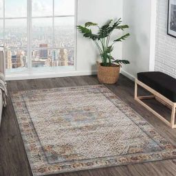 Obsessions Beige & Cream Classical Carpet - Medium-10
