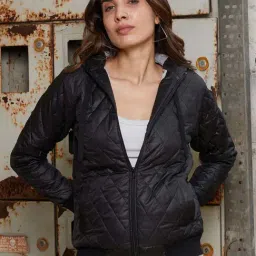 Campus Sutra Black Regular Fit Jacket-picture-34