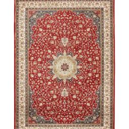 Obsessions Red & Cream Anti-Static Machine Made Classical Carpet - Large image 2